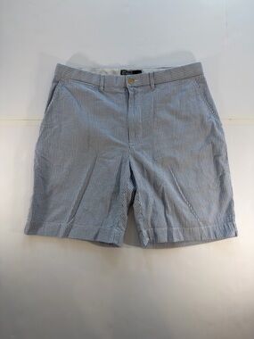 Polo Ralph Lauren Shorts Mens 34 Chino Seersucker Golf Striped Prospect Casual